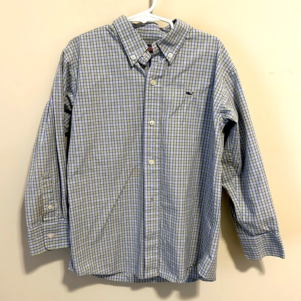 EUC Vineyard Vines boys button down size 7